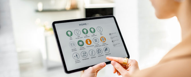 Controlling smart home with a digital tablet